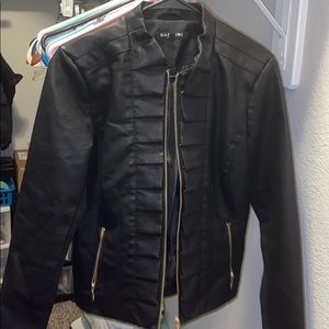 Faux leather jacket